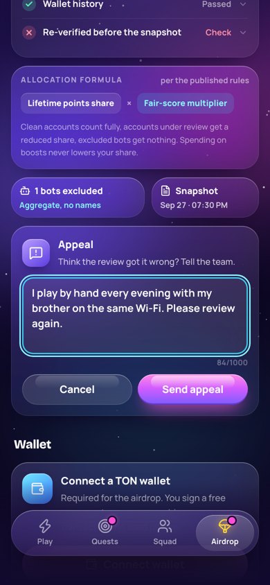 Appeal form
